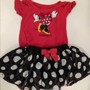 Disney onesie and skirt